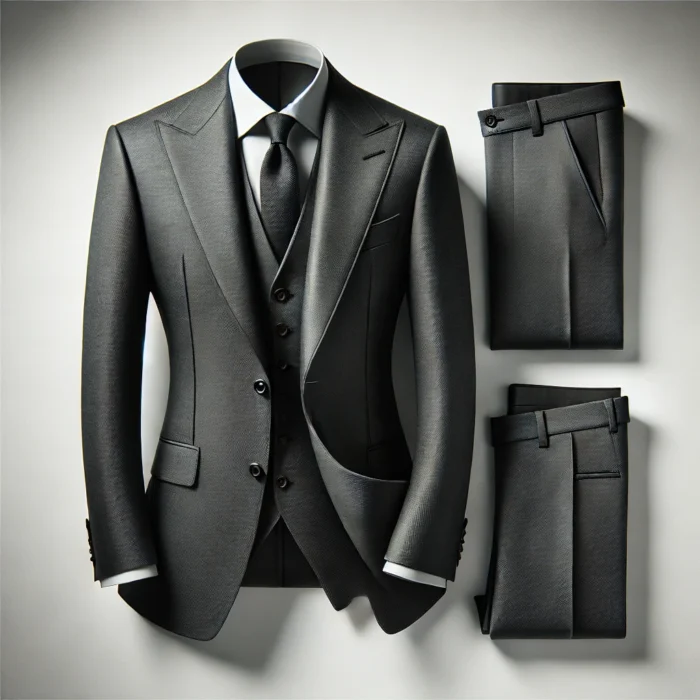 Charcoal Grey Color Three Piece Suit CmToms Tailors