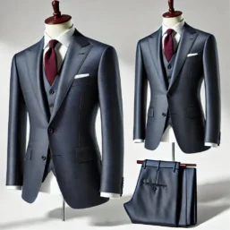 Mens Navy Blue Suit CmToms Tailor