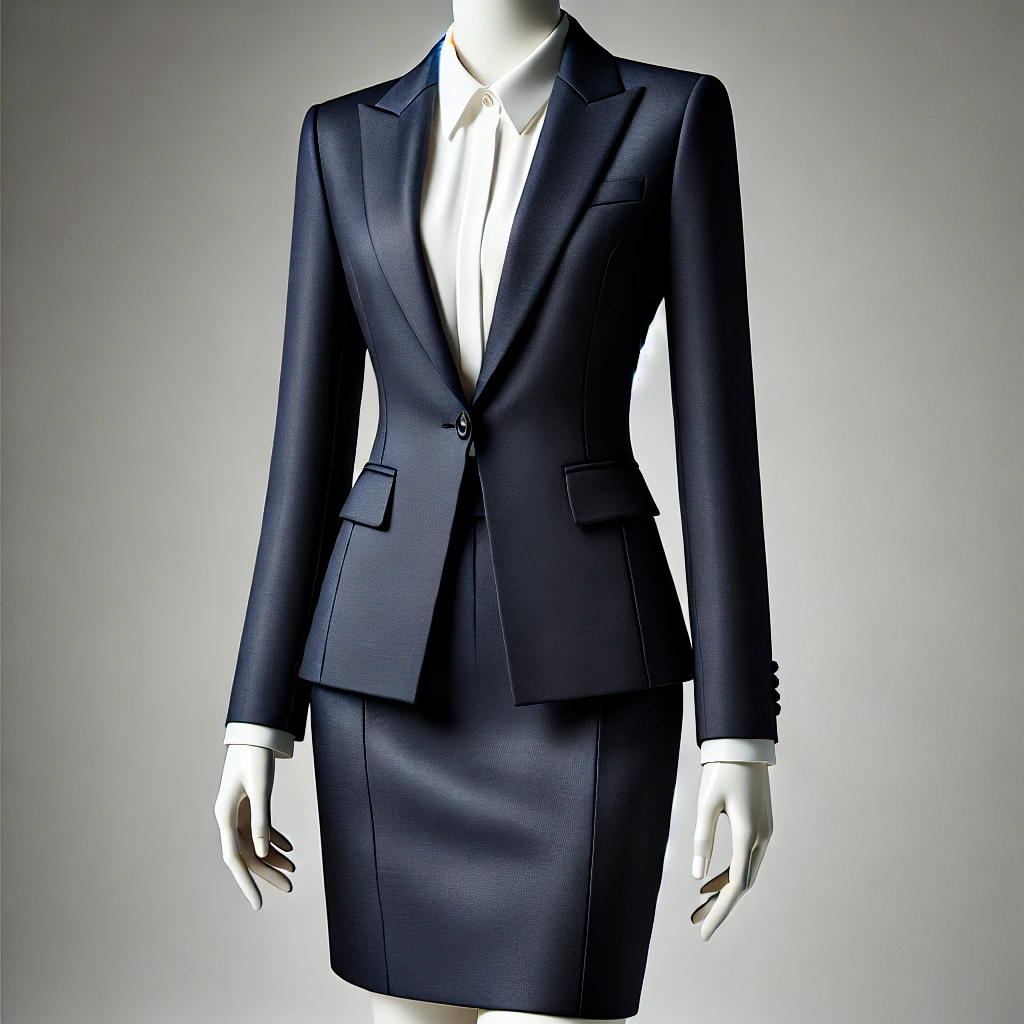 Womens Navy Blue Skirt Suit Chiang Mai