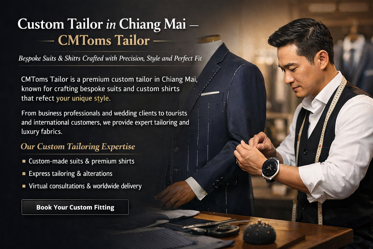 cmtoms custom tailor Chiang Mai