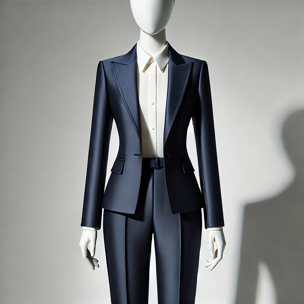 Womens Navy Blue Two Piece Suit Chiang Mai