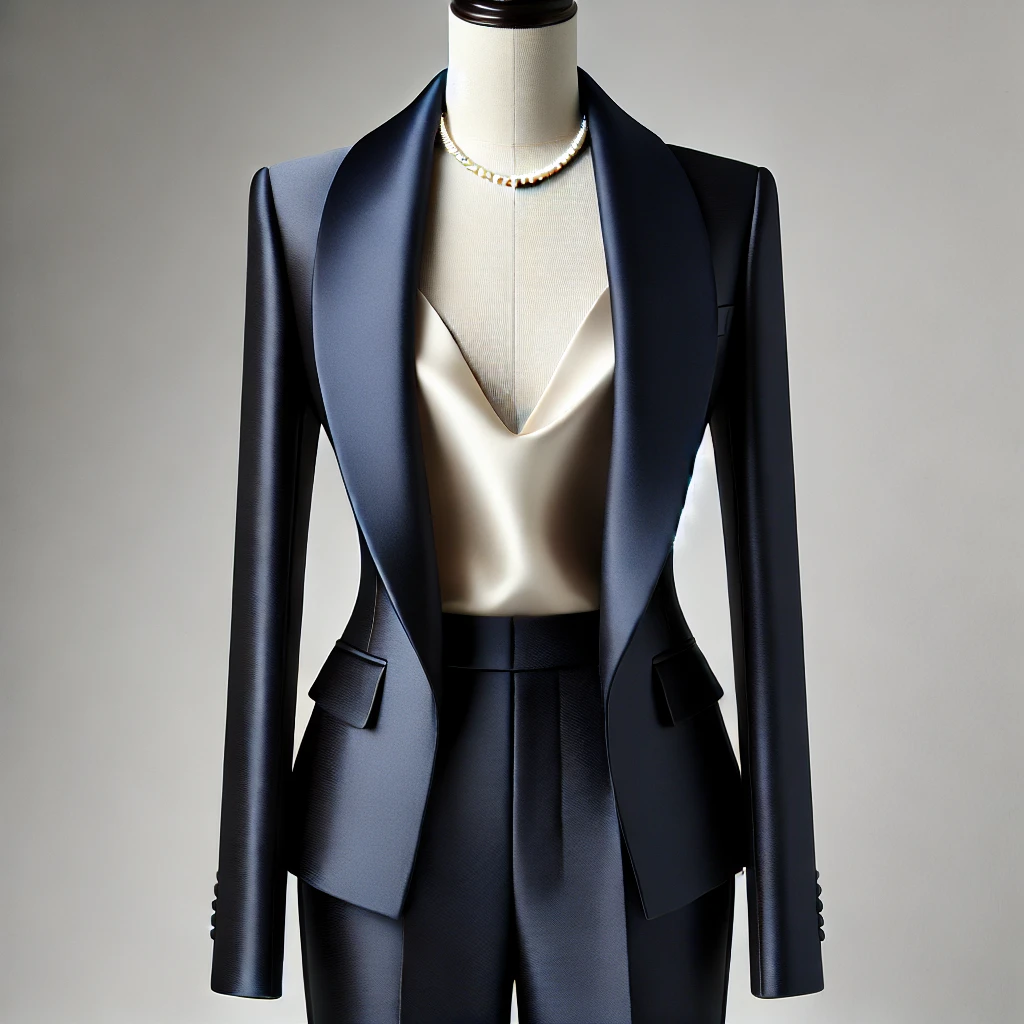 Womens Navy Blue Evening Suit Chiang Mai