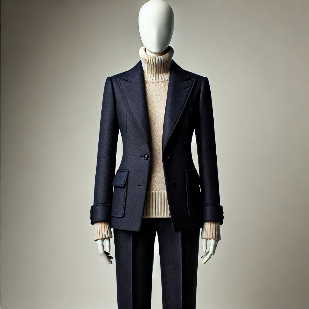 Womens Navy Blue Winter Suit Chiang Mai