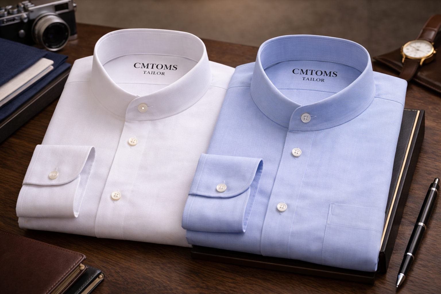 Band collar shirt Chiang Mai