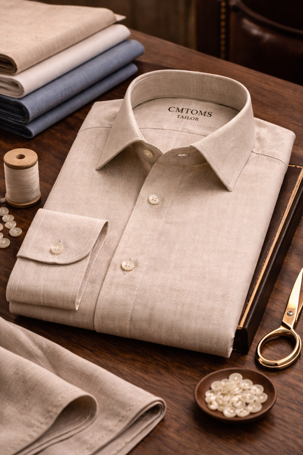 Linen shirt Chiang Mai tailor