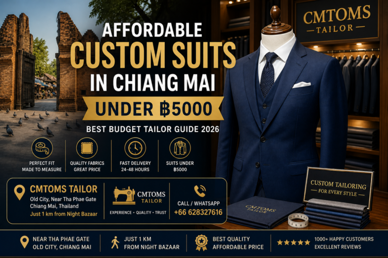 Affordable Custom Suits in Chiang Mai Under ฿5000 – Complete 2026 Guide